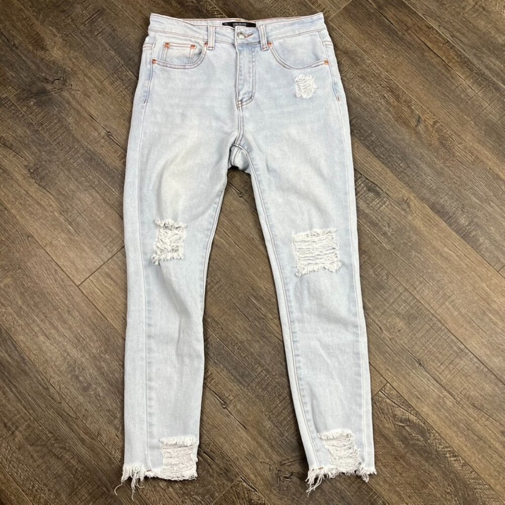 Monkey Rise Jeans Distressed Pants Denim ((size 5/27))